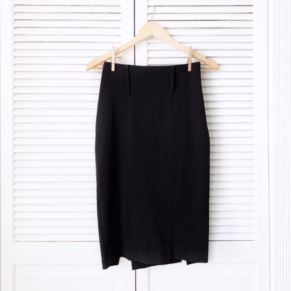 W Les Femmes Italia Babylon Black Pencil Skirt